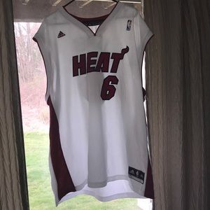 Authentic vintage Lebron James Miami Heat Jersey